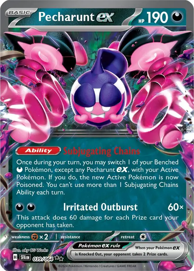 Pecharunt Ex (039/064) [Scarlet & Violet: Shrouded Fable] 1