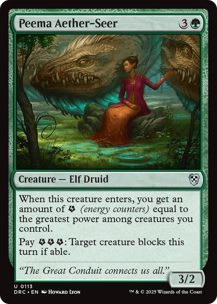 Peema Aether-Seer [Aetherdrift Commander] 1