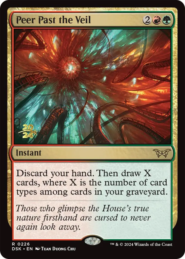Peer Past The Veil [Duskmourn: House Of Horror Prerelease Promos] 1
