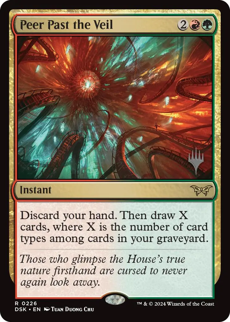 Peer Past The Veil (Promo Pack) [Duskmourn: House Of Horror Promos] 1