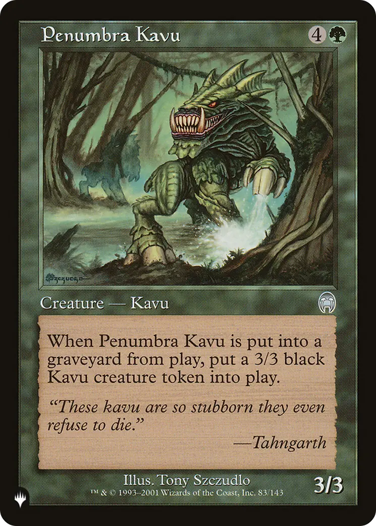 Penumbra Kavu [The List] 1