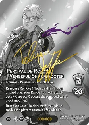 Percival De Rolo Iii, Vengeful Sharpshooter (Serial Numbered) #33 1