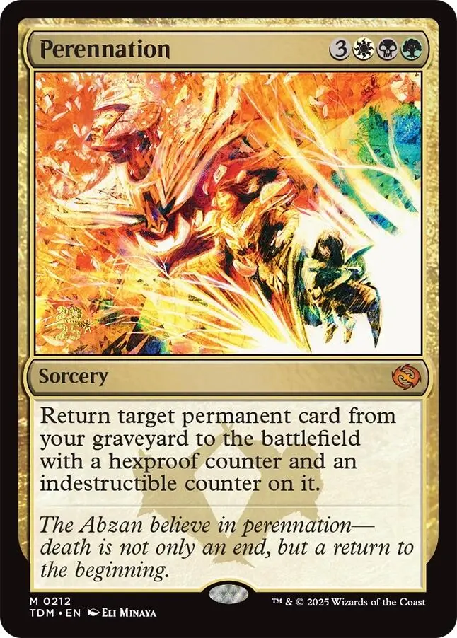 Perennation [Tarkir: Dragonstorm Prerelease Promos] 1