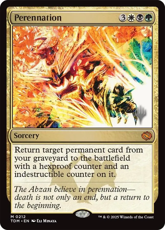 Perennation [Tarkir: Dragonstorm Promos] 1