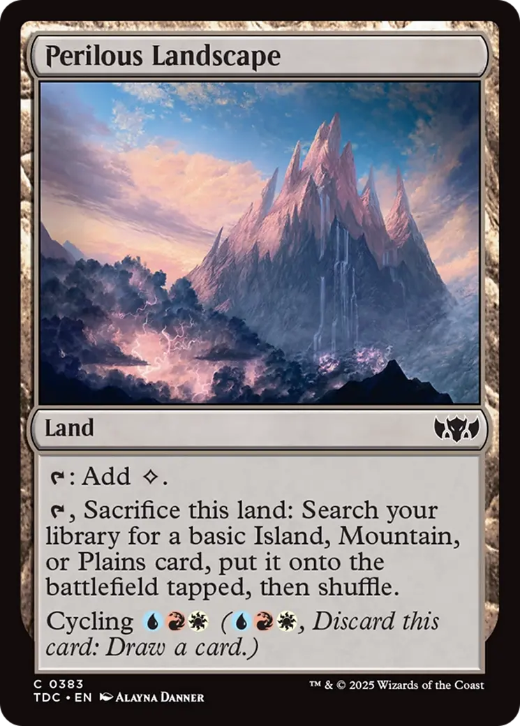 Perilous Landscape [Tarkir: Dragonstorm Commander] 1