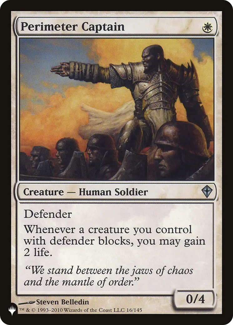 Perimeter Captain [The List] 1