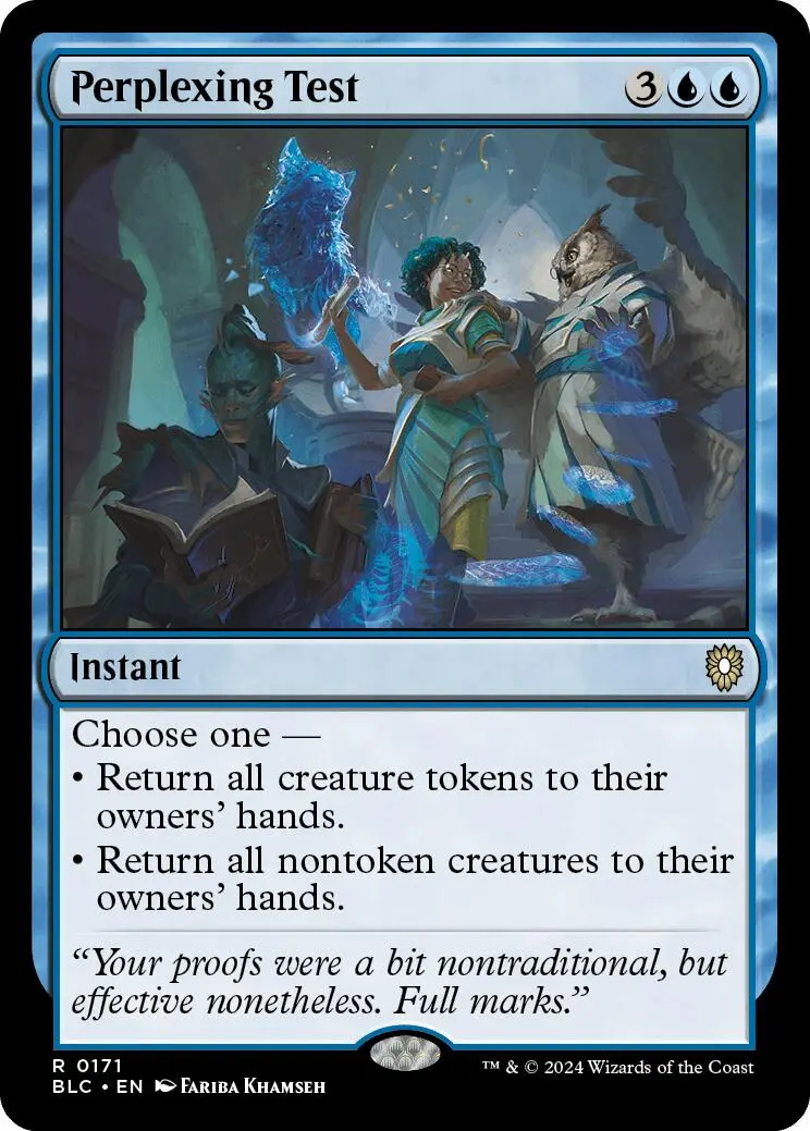 Perplexing Test [Bloomburrow Commander] 1