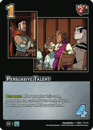 Persuasive Talent 1