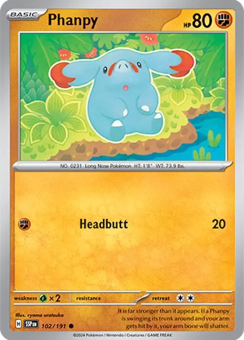 Phanpy (102/191) [Scarlet & Violet: Surging Sparks] 1