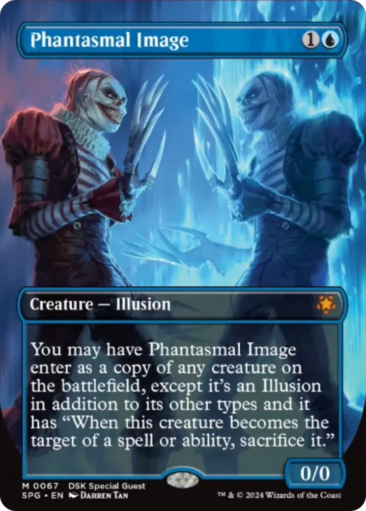 Phantasmal Image (Borderless) [Duskmourn: House Of Horror Special Guests] 1