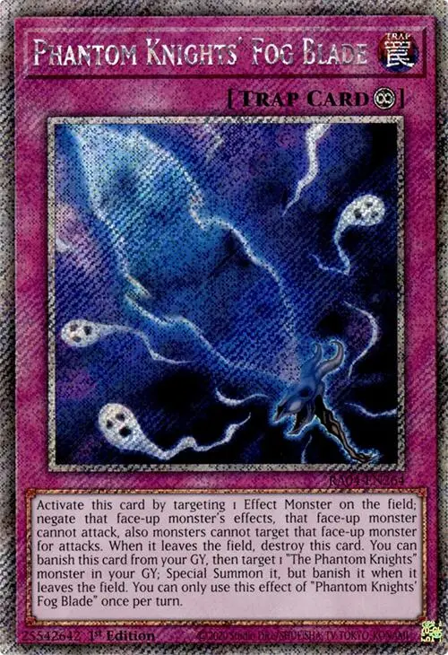 Phantom Knights' Fog Blade [Ra04-En264] Platinum Secret Rare 1