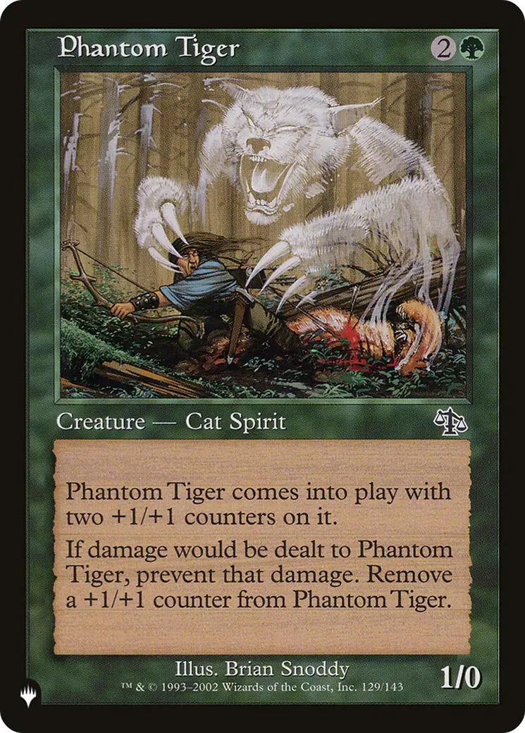 Phantom Tiger [The List] 1