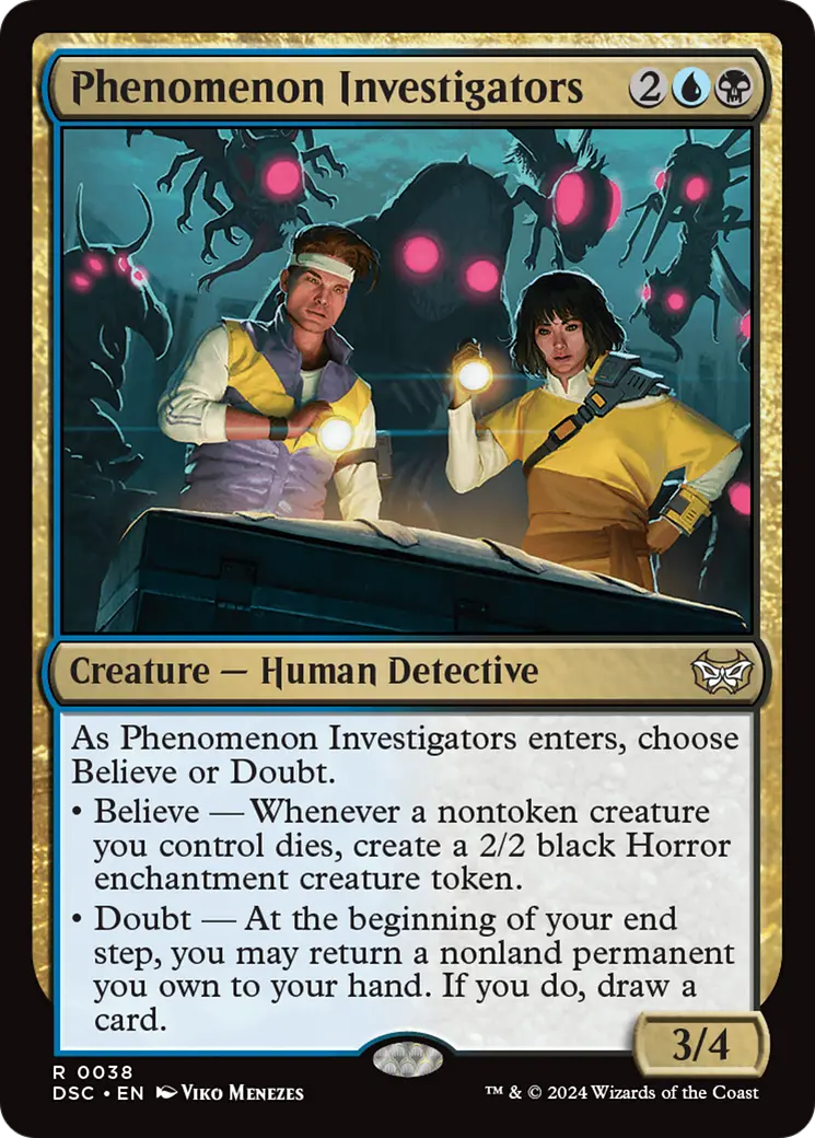 Phenomenon Investigators [Duskmourn: House Of Horror Commander] 1