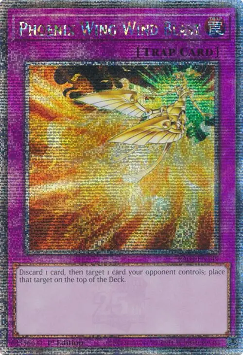 Phoenix Wing Wind Blast (Quarter Century Secret Rare) [Ra03-En149] Quarter Century Secret Rare 1