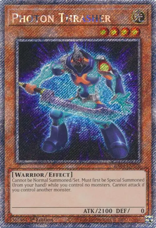 Photon Thrasher [Ra04-En170] Platinum Secret Rare 1