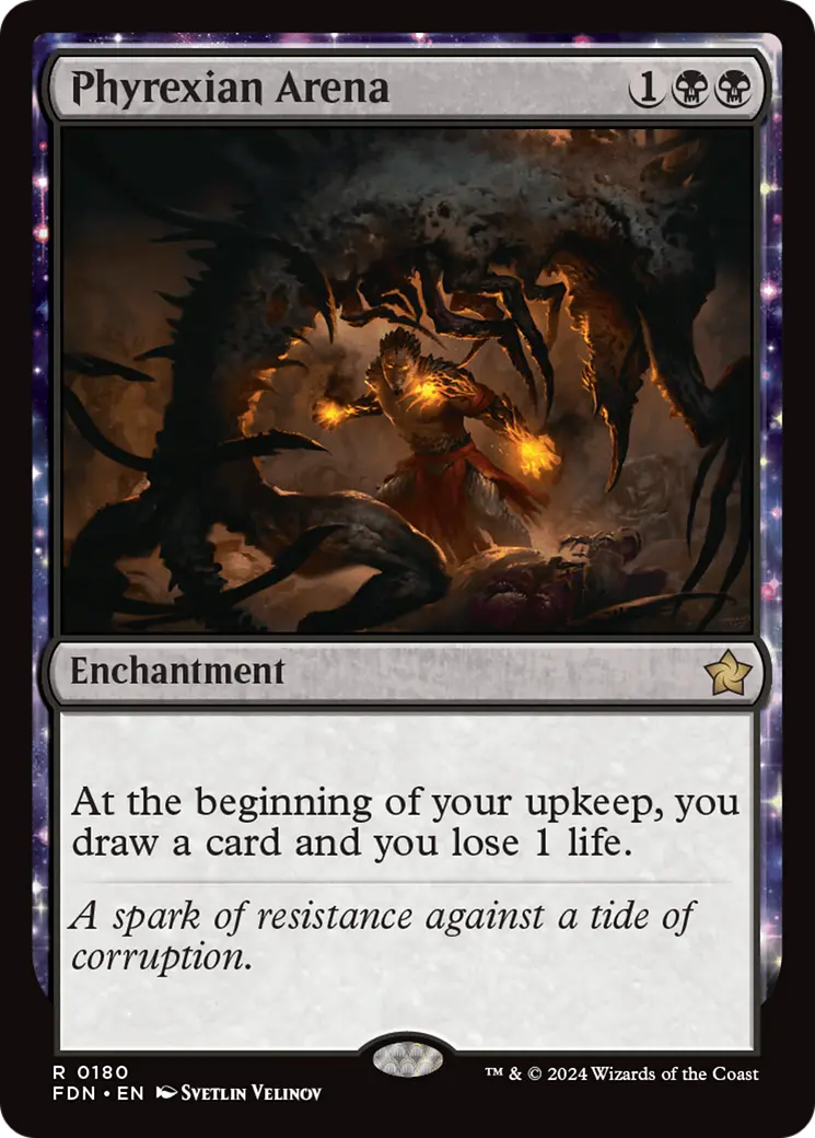 Phyrexian Arena [Foundations] 1