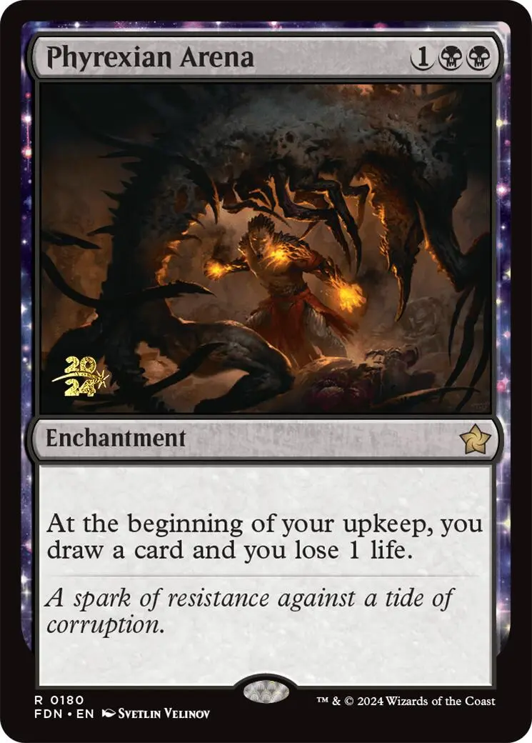 Phyrexian Arena [Foundations Prerelease Promos] 1