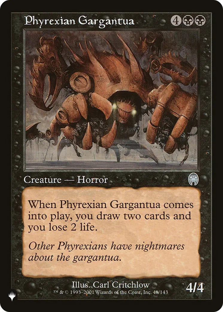 Phyrexian Gargantua [The List] 1