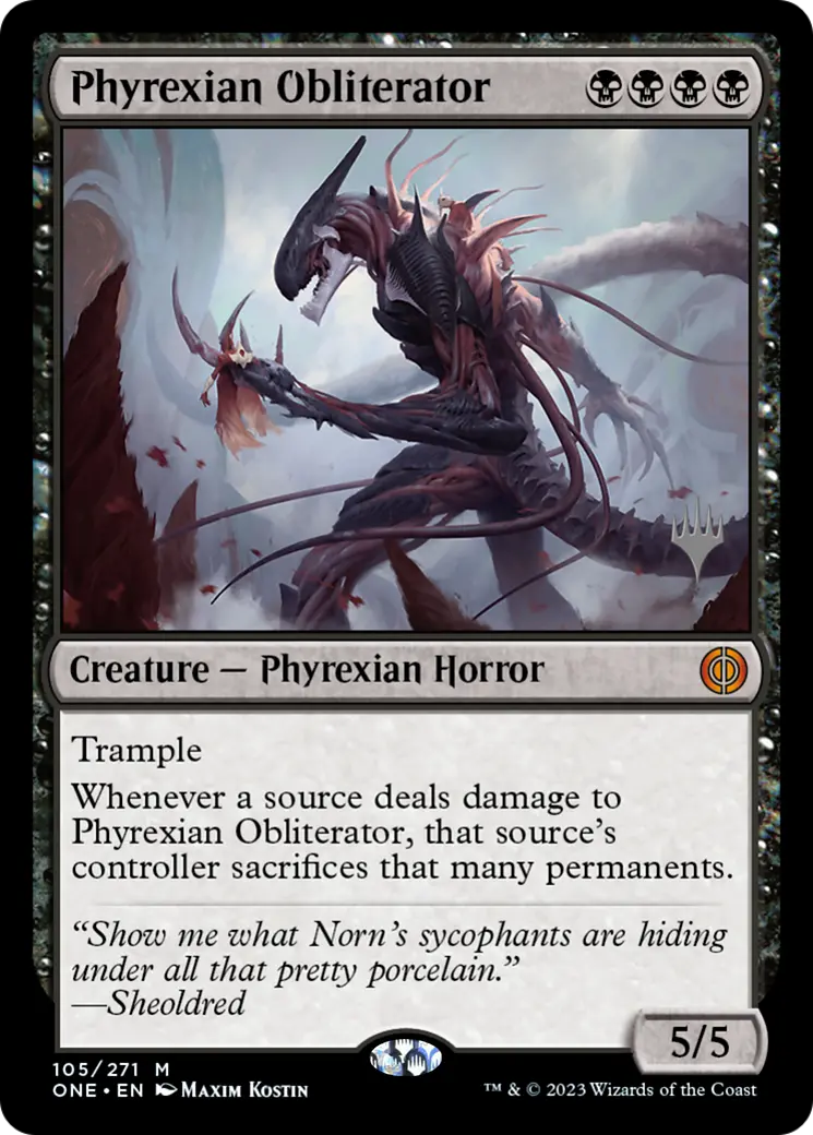 Phyrexian Obliterator (Promo Pack) [Phyrexia: All Will Be One Promos] 1