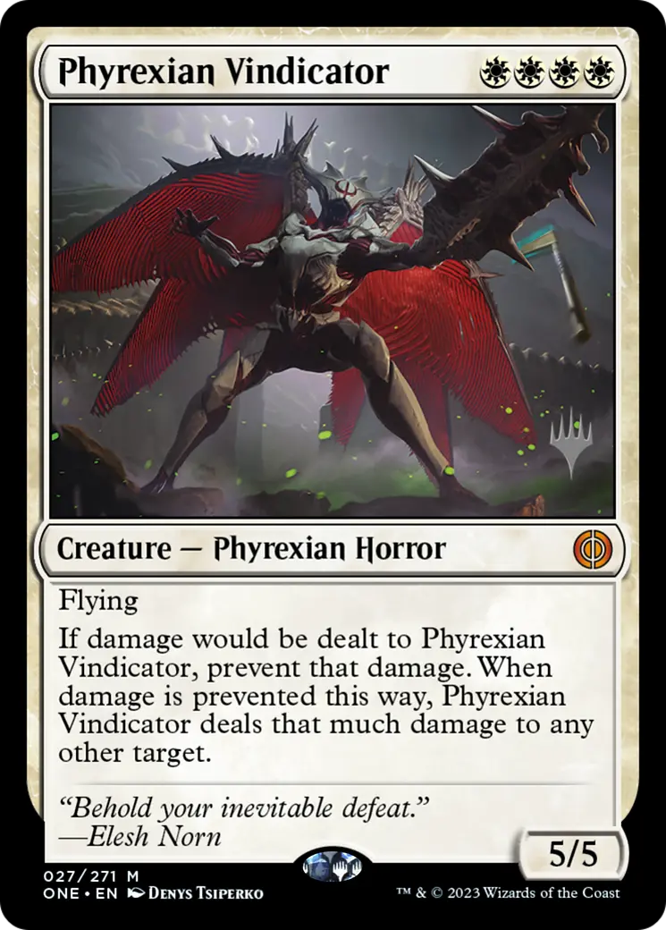Phyrexian Vindicator (Promo Pack) [Phyrexia: All Will Be One Promos] 1