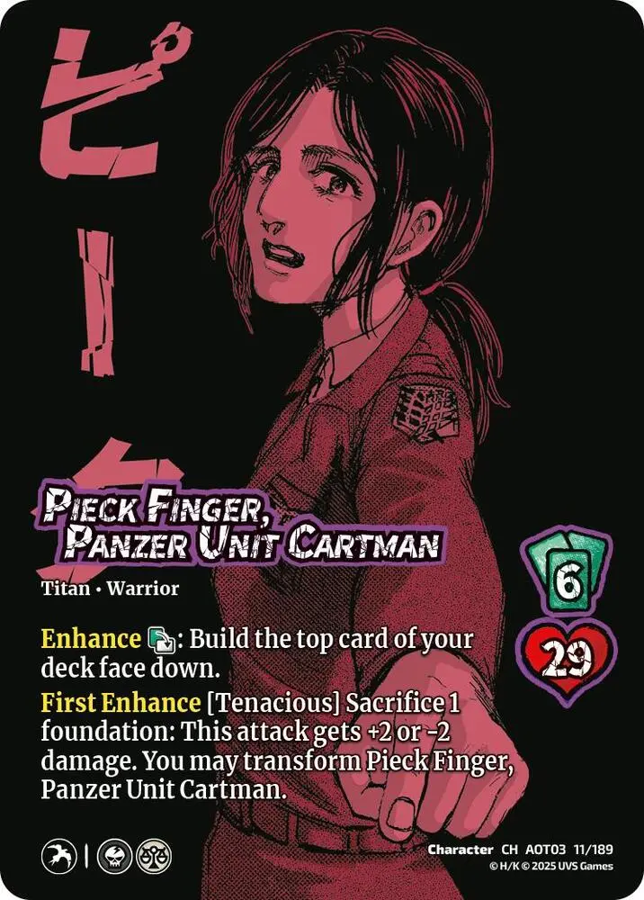 Pieck Finger, Panzer Unit Cartman // Cart Titan, Finale 1