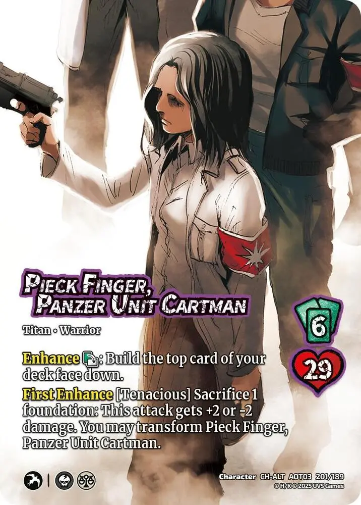 Pieck Finger, Panzer Unit Cartman // Cart Titan, Finale (Alternate Art) 1