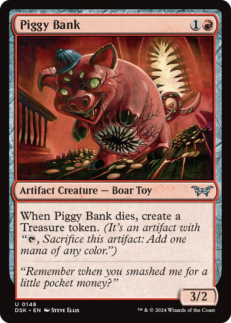 Piggy Bank [Duskmourn: House Of Horror] 1