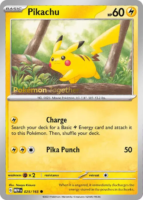 Pikachu (025/165) (Pokepost Promo) [Scarlet & Violet 151] 1