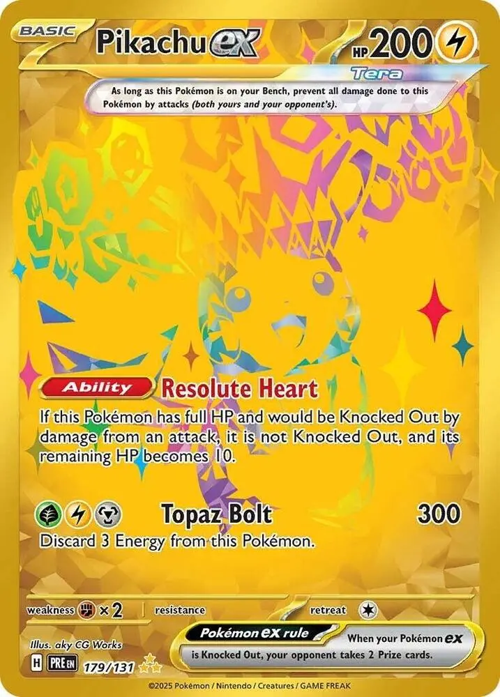 Pikachu Ex (179/131) [Scarlet & Violet: Prismatic Evolutions] 1