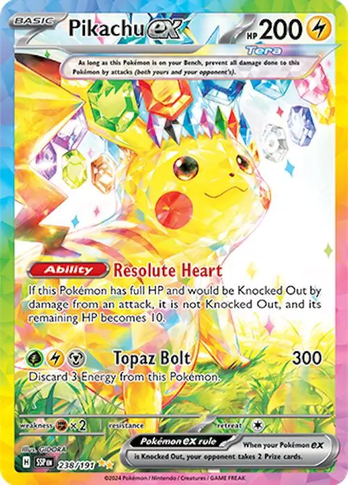 Pikachu Ex (238/191) [Scarlet & Violet: Surging Sparks] 1