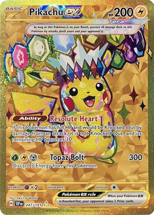 Pikachu Ex (247/191) [Scarlet & Violet: Surging Sparks] 1