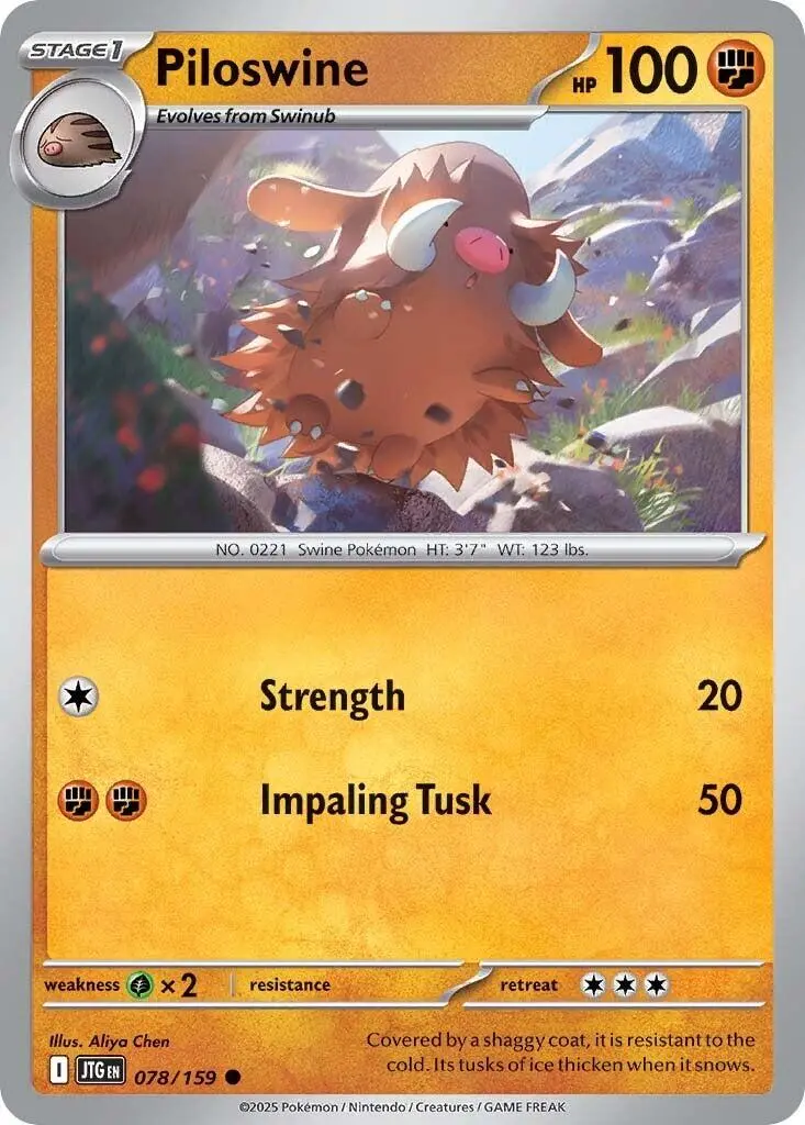 Piloswine (078/159) [Scarlet & Violet: Journey Together] 1
