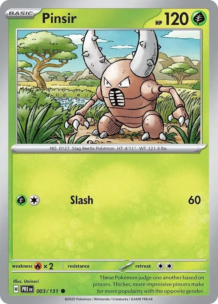 Pinsir (003/131) [Scarlet & Violet: Prismatic Evolutions] 1