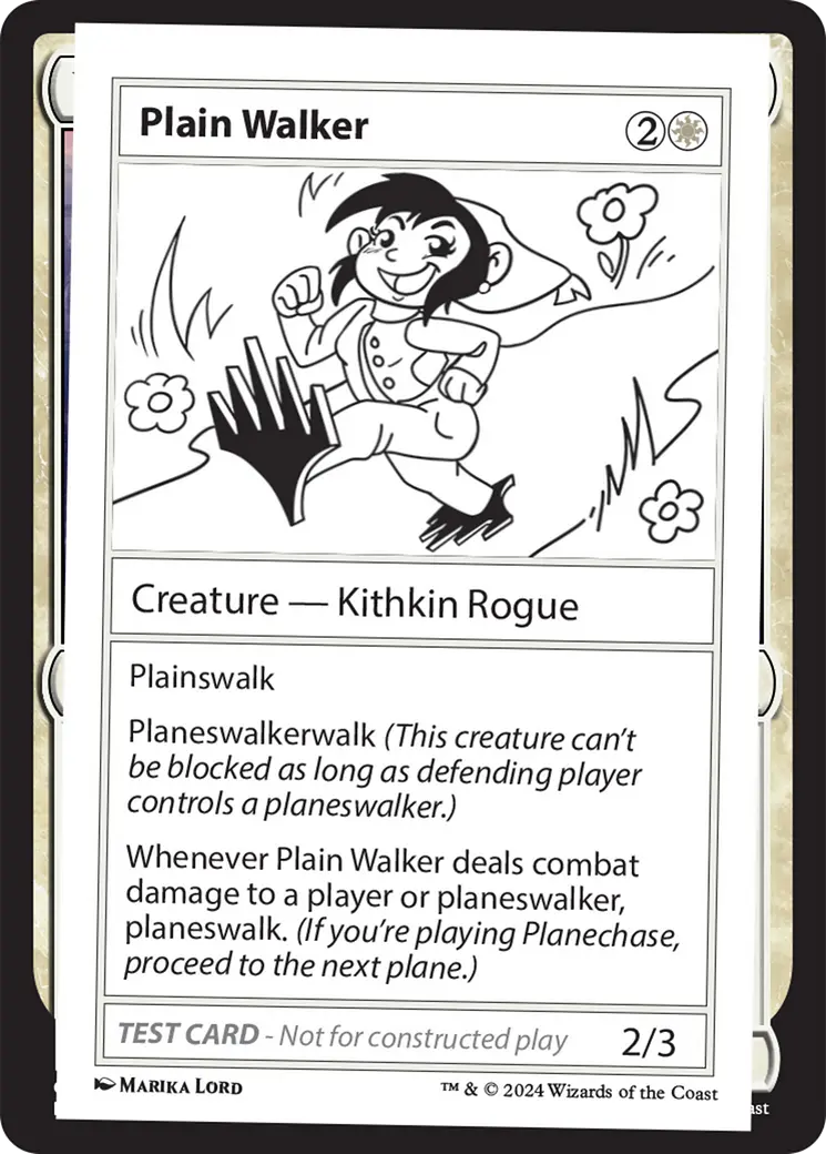Plain Walker [Mystery Booster 2 Playtest Cards] 1