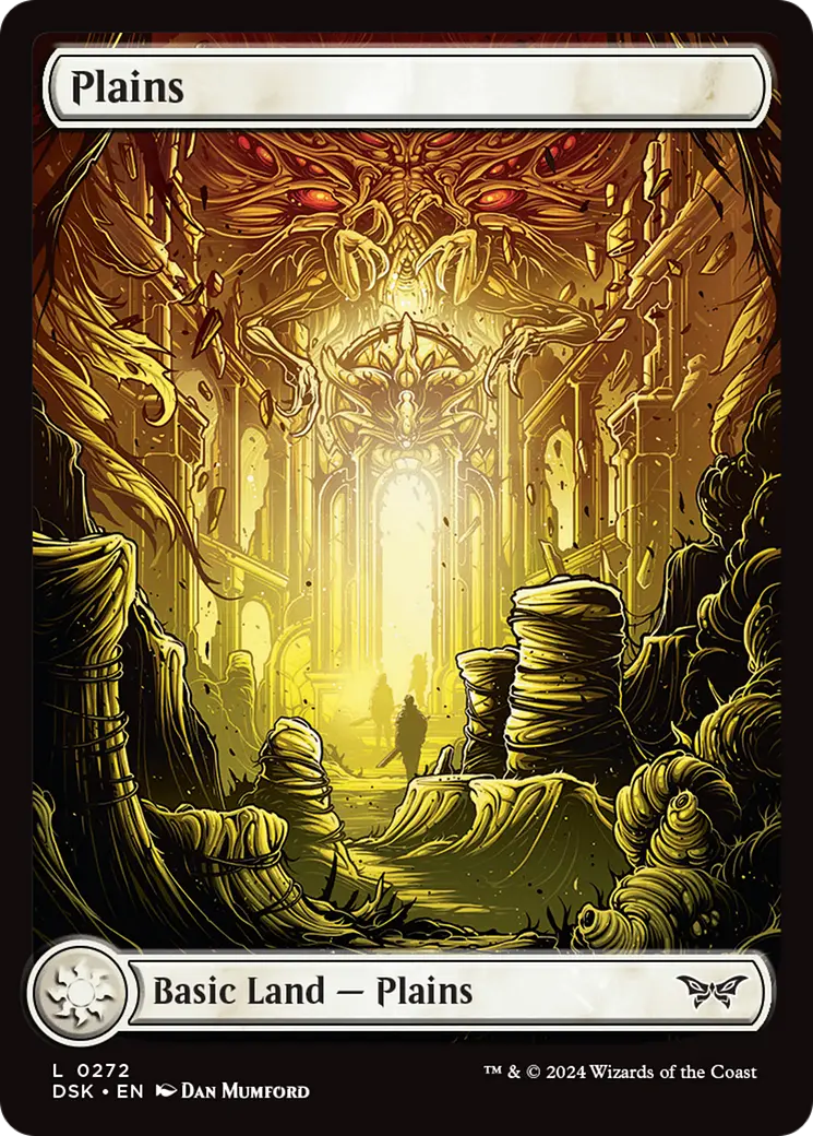 Plains (272) - Full Art [Duskmourn: House Of Horror] 1