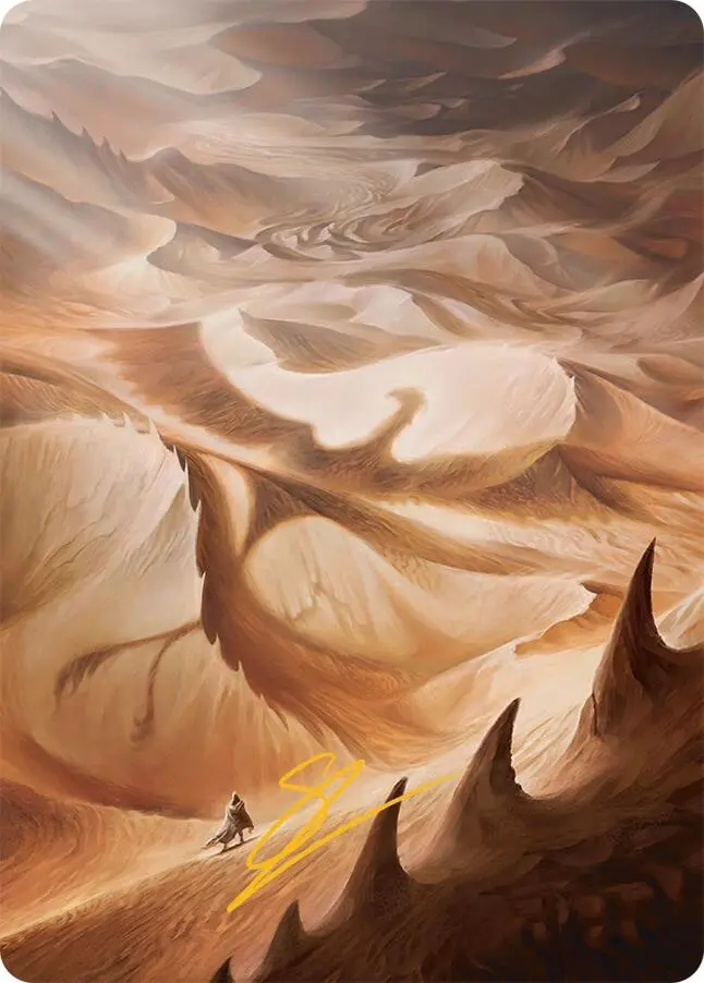 Plains Art Card (30/54) (Gold-Stamped Signature) [Tarkir: Dragonstorm Art Series] 1