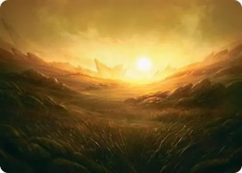 Plains Art Card (31/54) [Tarkir: Dragonstorm Art Series] 1