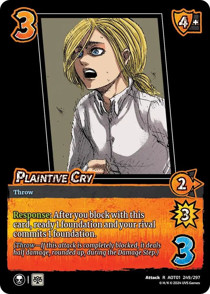 Plaintive Cry - Foil 1