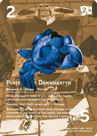 Plate Of The Dawnmartyr (Alternate Art) 1