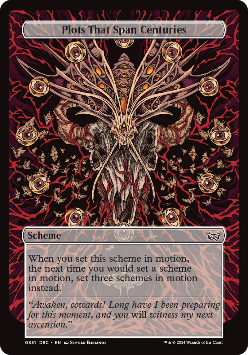 Plots That Span Centuries (Full Art) [Duskmourn: Archenemy] 1
