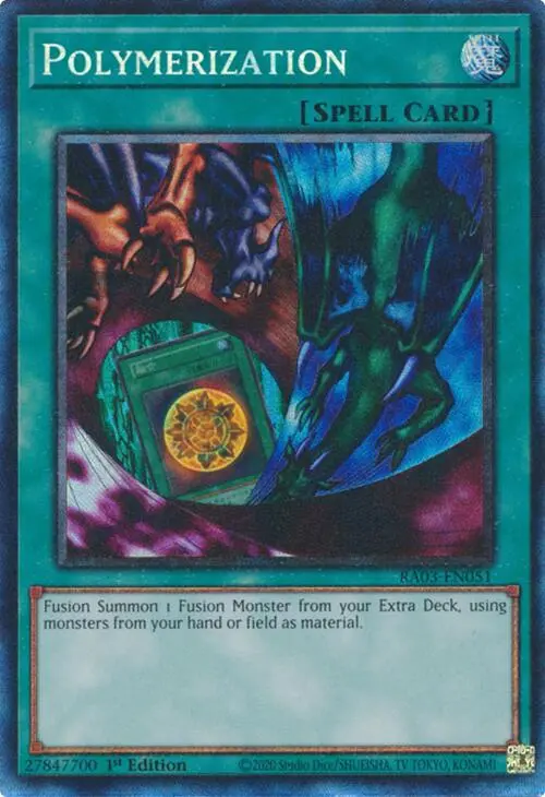Polymerization (Alternate Art) (Cr) [Ra03-En051] Prismatic Collector's Rare 1