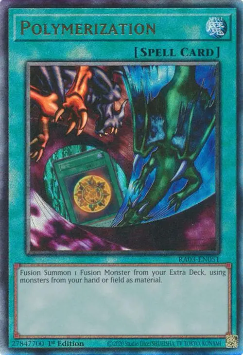 Polymerization (Alternate Art) (Pur) [Ra03-En051] Prismatic Ultimate Rare 1