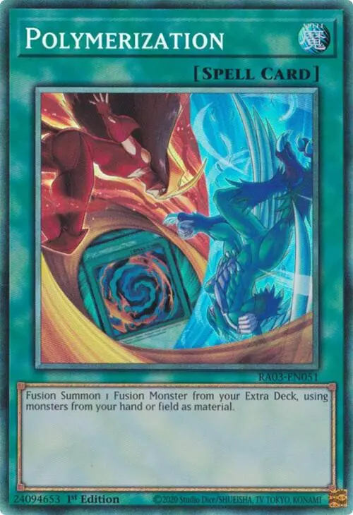 Polymerization (B) (Hero Art) (Pcr) [Ra03-En051] Prismatic Collector's Rare 1