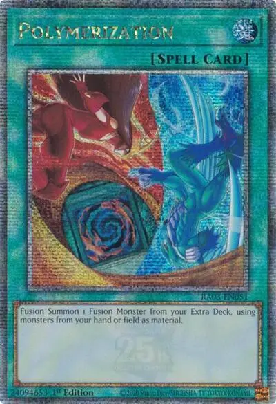 Polymerization (Quarter Century Secret Rare) [Ra03-En051] Quarter Century Secret Rare 1