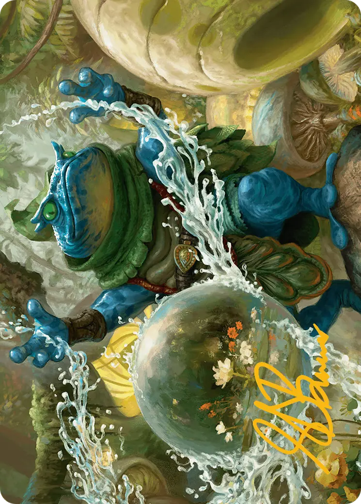 Pond Prophet Art Card (Gold-Stamped Signature) [Bloomburrow Art Series] 1