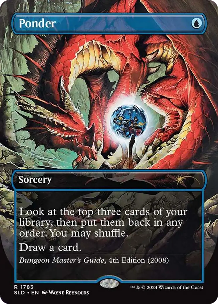 Ponder (1783) (Rainbow Foil) [Secret Lair Drop Series] 1