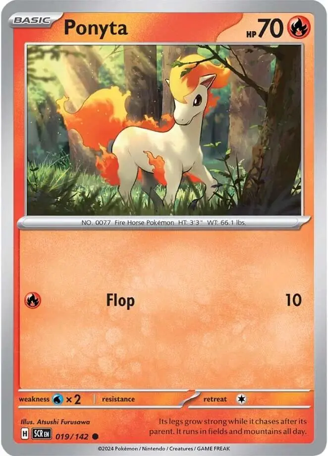 Ponyta (019/142) [Scarlet & Violet: Stellar Crown] 1