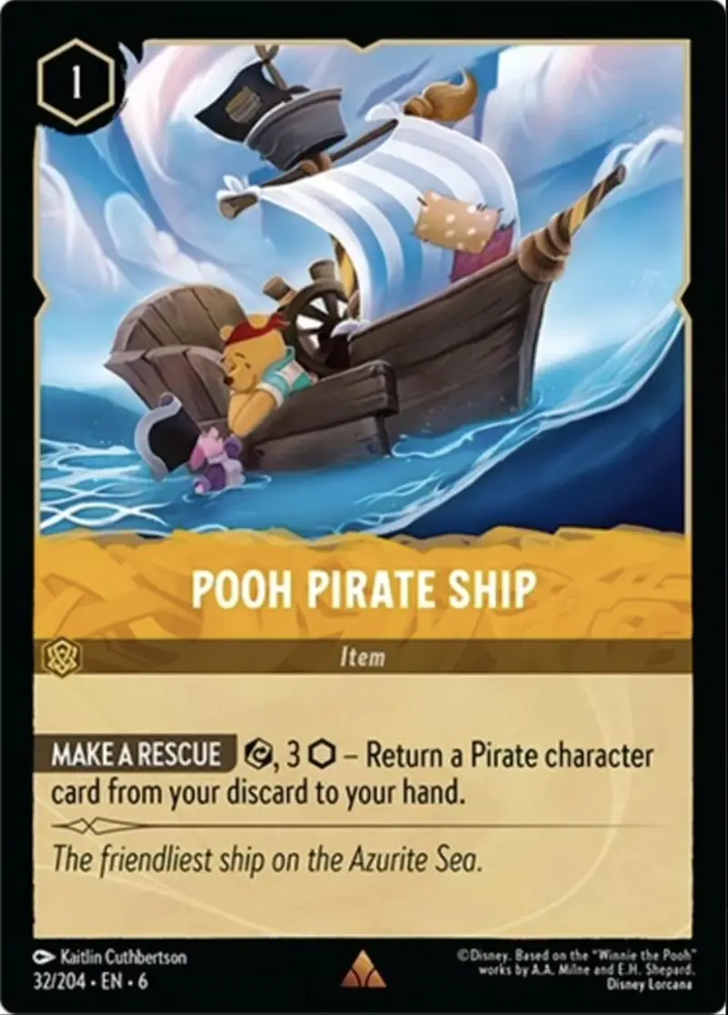 Pooh Pirate Ship (32/204) [Azurite Sea] 1