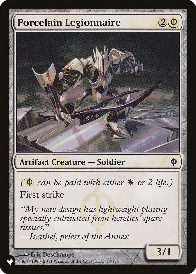 Porcelain Legionnaire [The List] 1