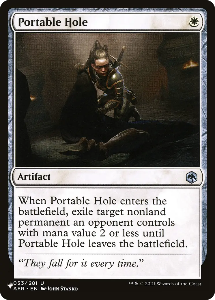 Portable Hole [The List] 1